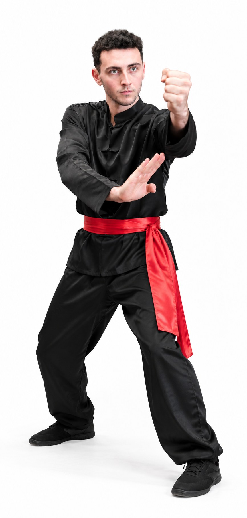 Charlie Sayah demonstrating a Wing Chun guard