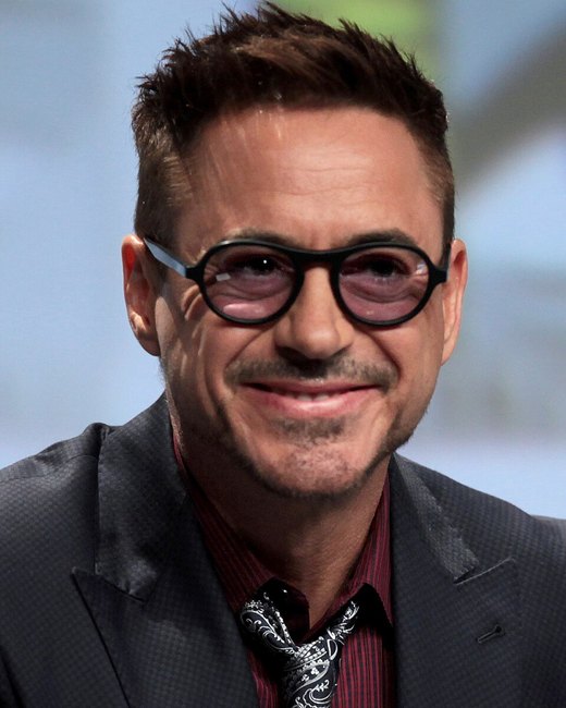 Robert Downey Jr. speaking at San Diego Comic-Con in 2014